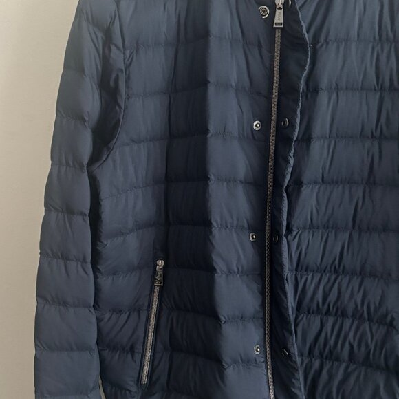 $500 Polo Ralph Lauren Navy Quilted Down Puffer Bomber Jacket - Medium - Picture 5 of 11